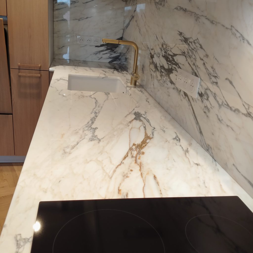 plan de travail en marbre