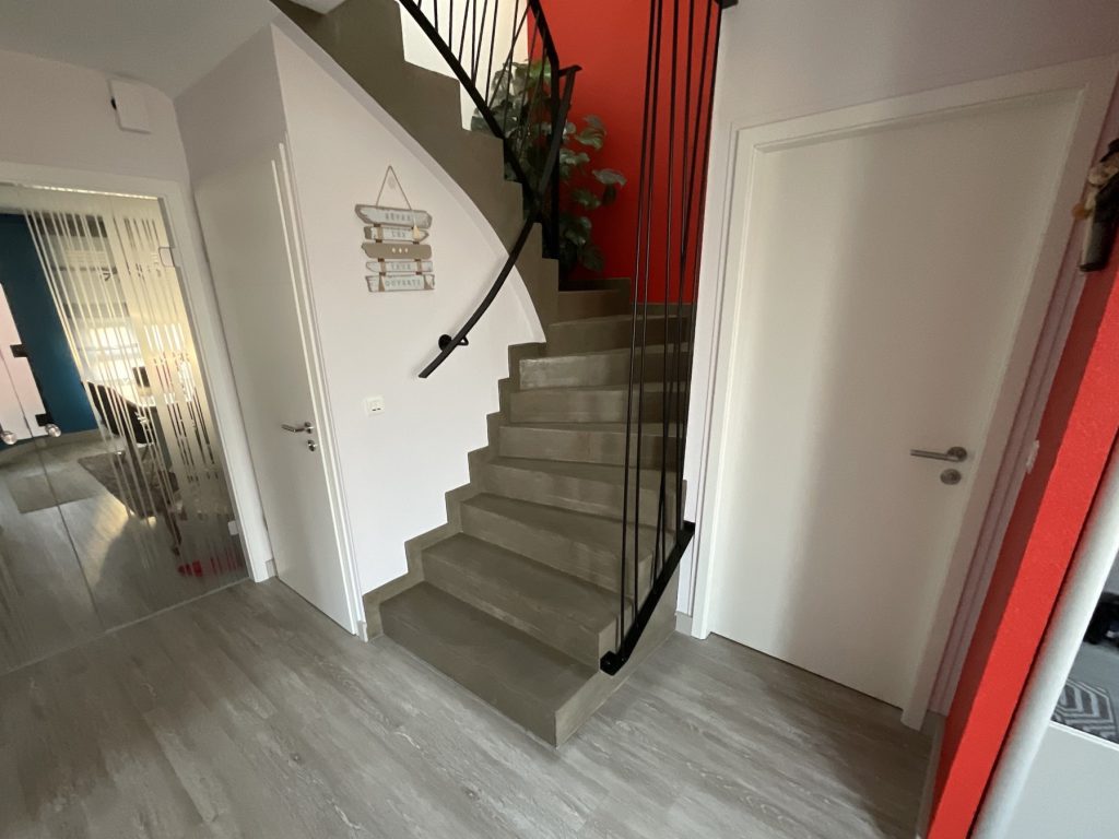 rénovation de marches d'escaliers
