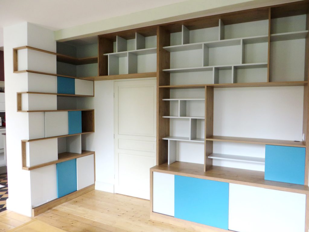 création bibliothèque sur mesure Alsace